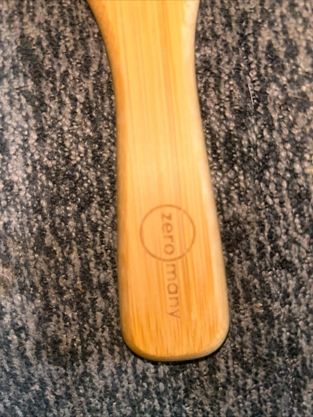Zero Many 100% Sustainable And Eco- Friendly Bamboo Hair Brush New In Box W/ Bag